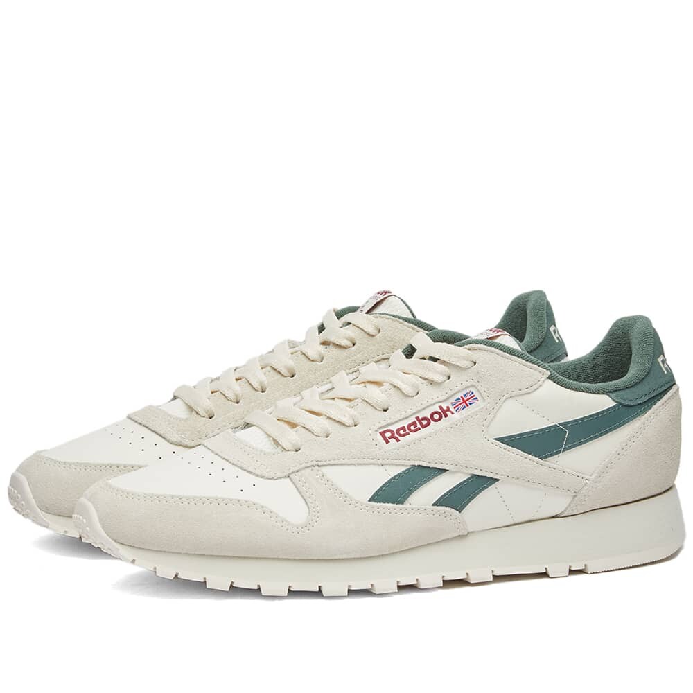 

Кроссовки Reebok Classic Leather, серо-зеленый