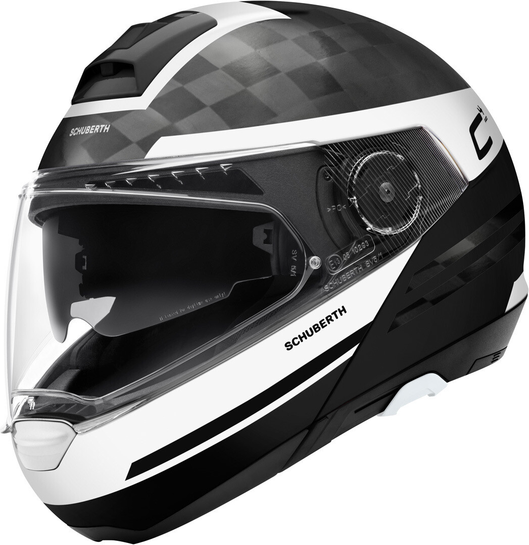 

Schuberth C4 Pro Carbon Tempest Шлем, черный/белый