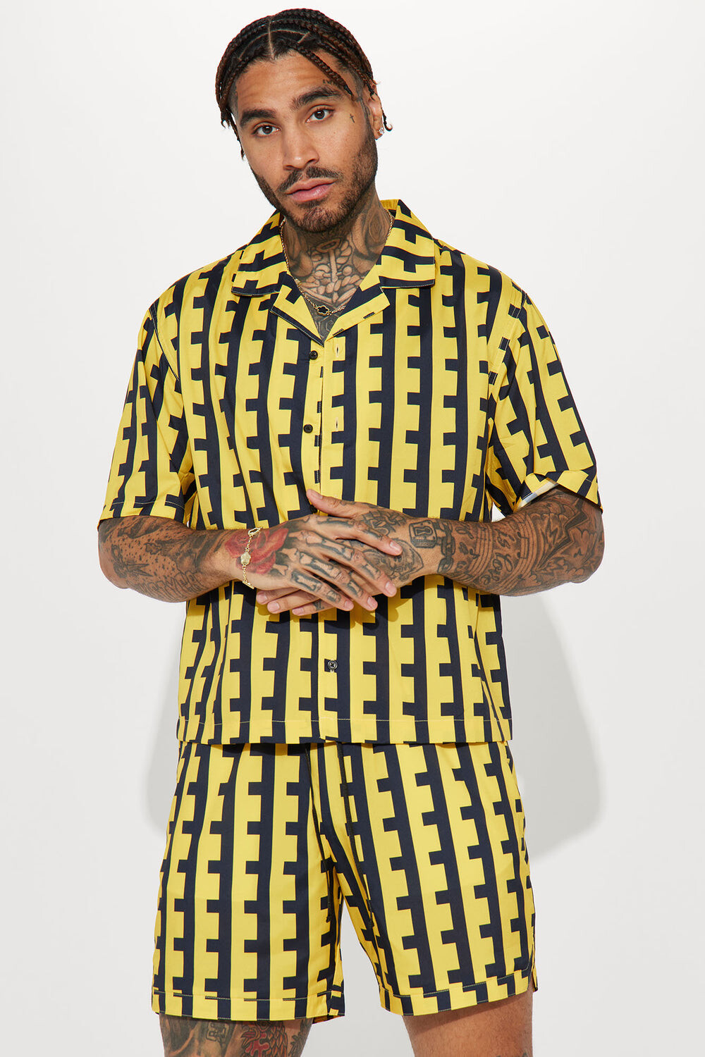 

Рубашка Fashion Nova ZDF01V310183, желтый