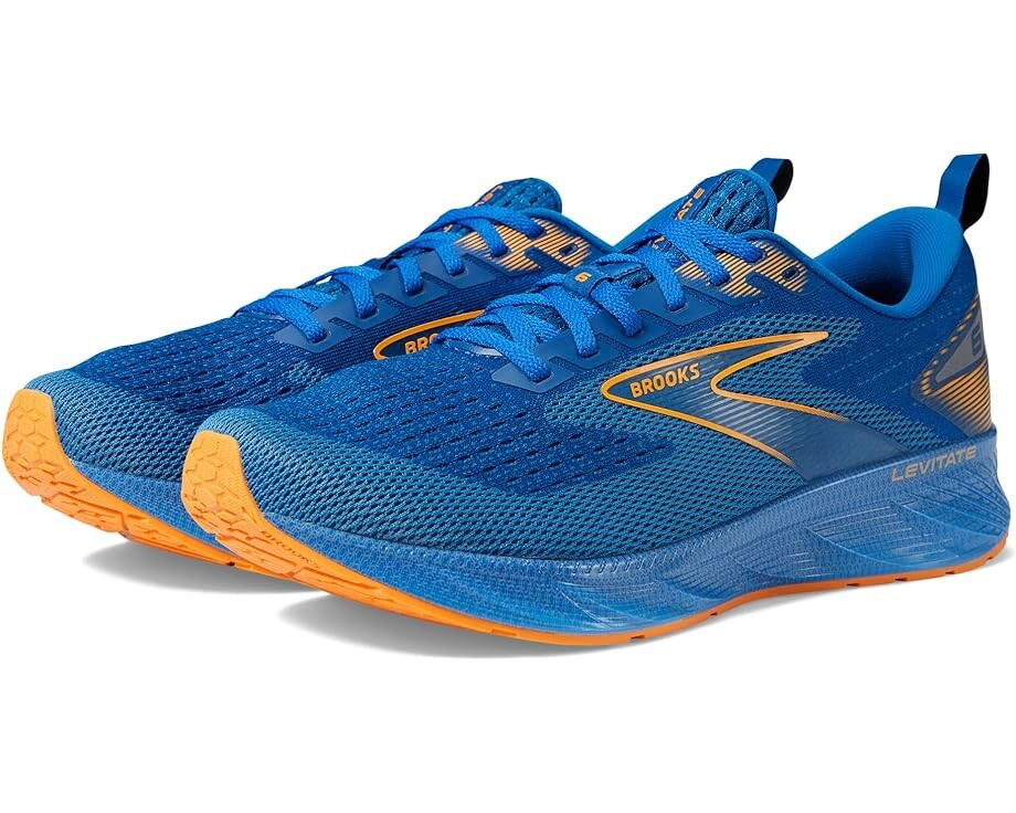 

Кроссовки Brooks Levitate 6, цвет Classic Blue/Orange