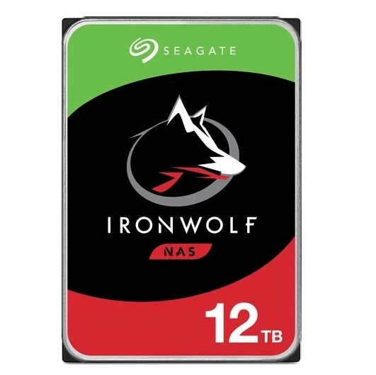 Жесткий диск Seagate IronWolf NAS, 12 ТБ 3.5 ST12000VN0008 жесткий диск seagate nas ironwolf pro 16tb st16000ne000
