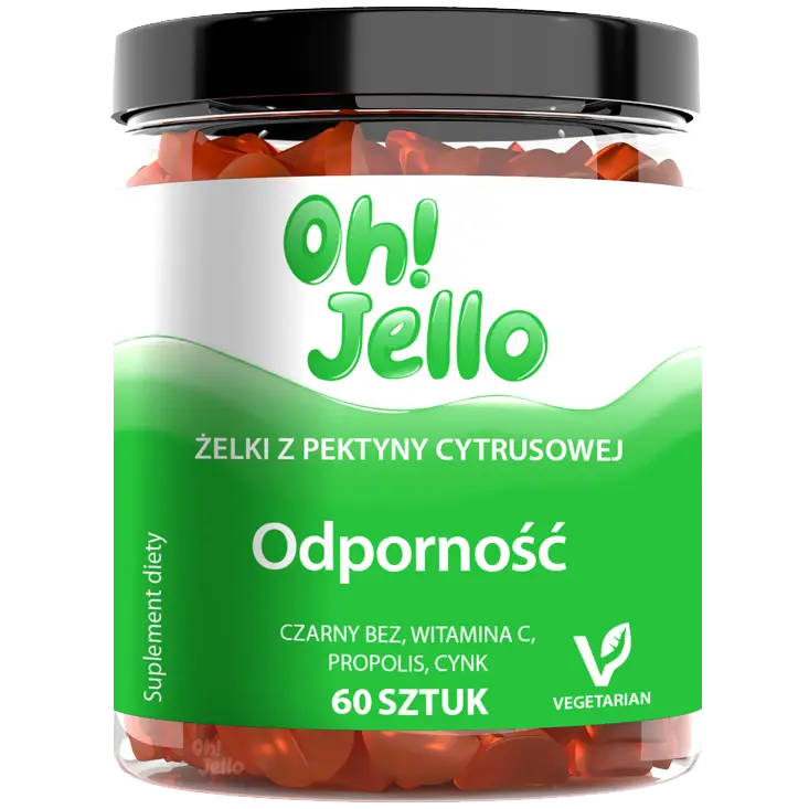 

Oh! Jello Odporność пищевая добавка в жевательных резинках, 60 шт/1 упаковка