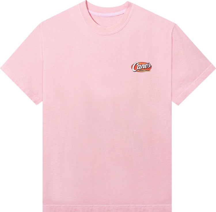 Футболка Anti Social Social Club x Raising Canes Classic Tee 'Pink', розовый - фото