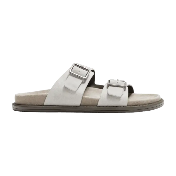 

Сандалии Zara Split Suede Leather, светло-серый