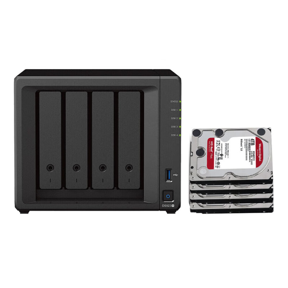 

Сетевое хранилище Synology DS923+ 4-дисковый с Western Digital Red Disk емкостью 4 ТБ