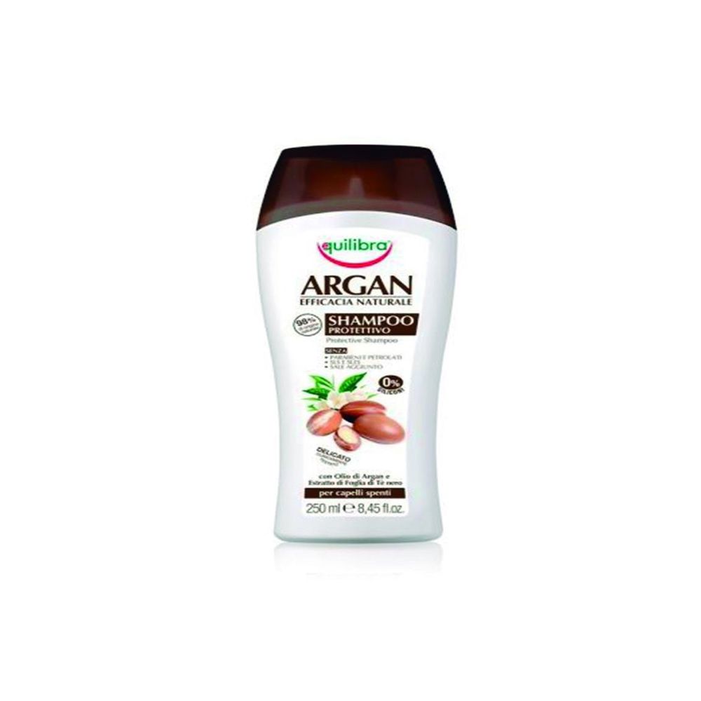 Шампунь для блеска Champú Protector De Argán Equilibra, 250 мл шампунь champú argán protector biovène 350 ml