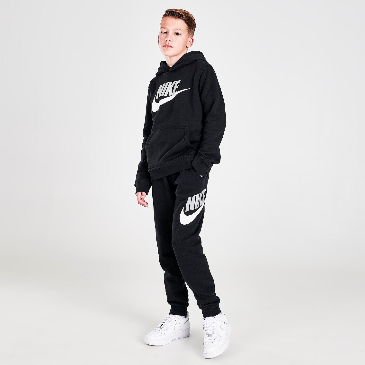 

Детские флисовые брюки-джоггеры Nike Sportswear Club, черный
