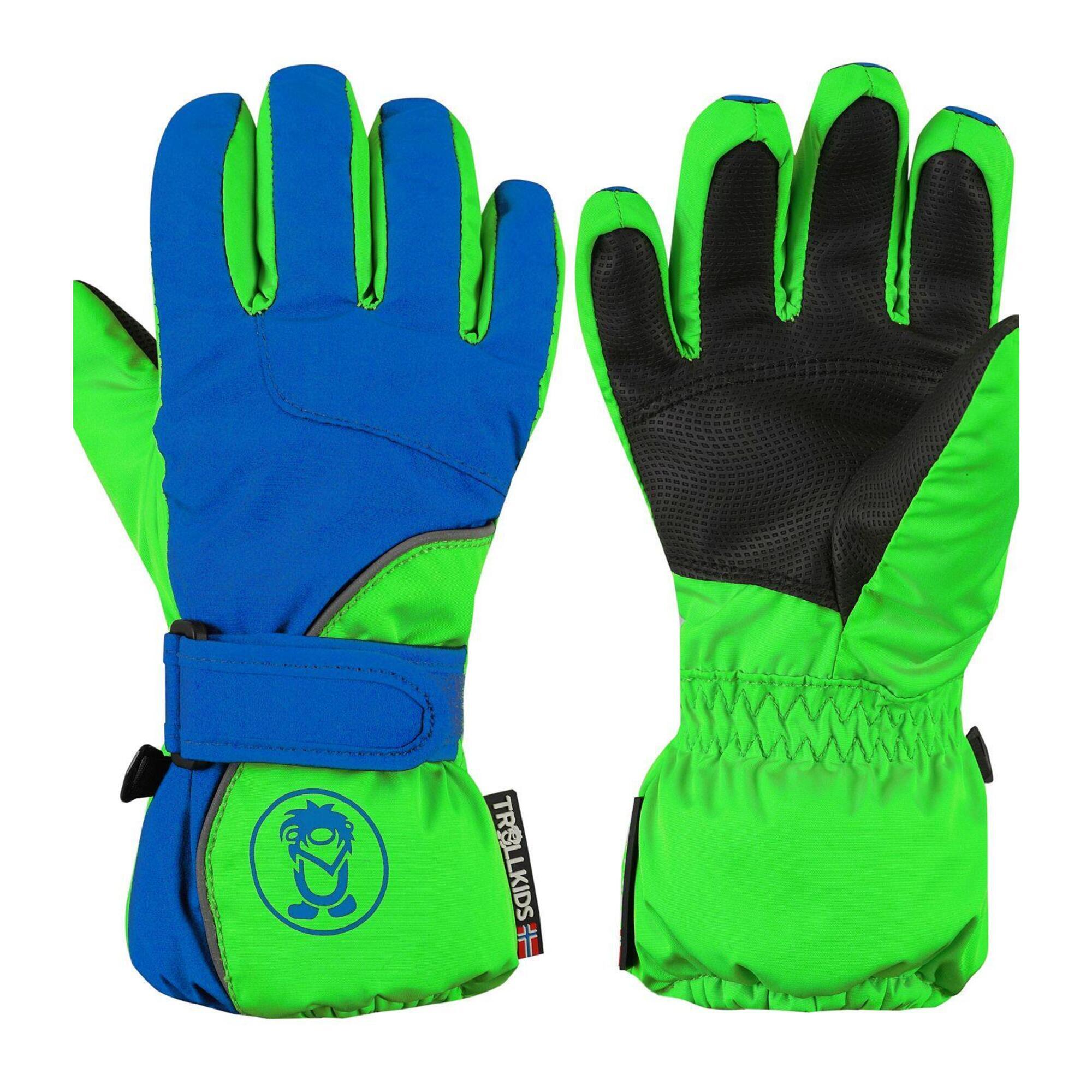 Перчатки Trollkids Troll, синий / зеленый перчатки размер m синий зеленый