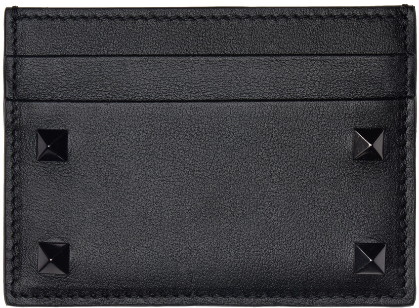 

Черный портмоне Rockstud Vitello Valentino Garavani