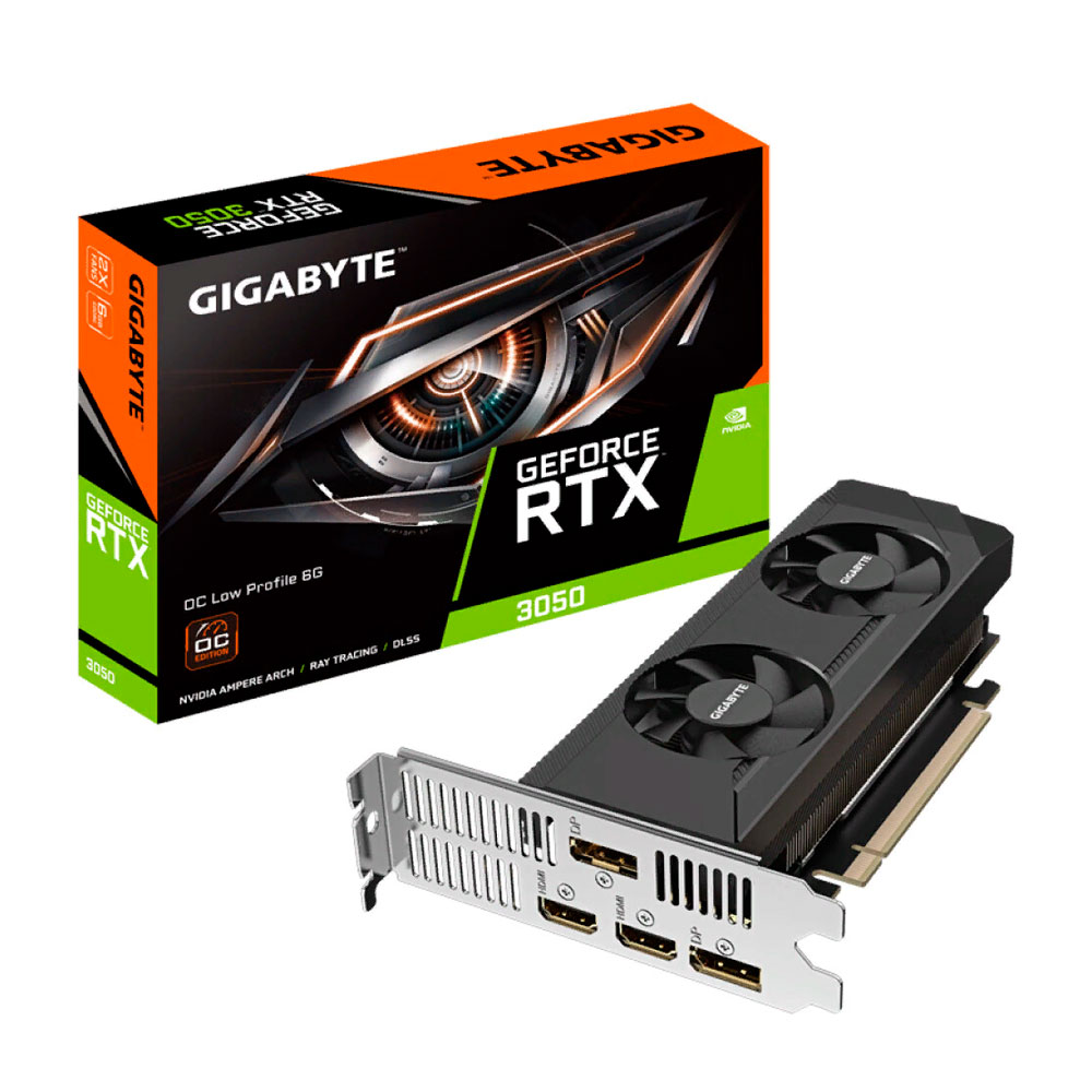 Видеокарта Gigabyte GeForce RTX 3050 Low Profile OC, 6 Гб, чёрный – купить  с доставкой из-за рубежа через платформу «CDEK.Shopping»