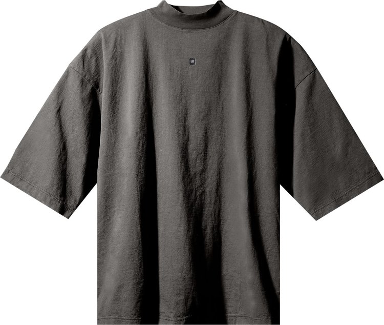 Футболка Yeezy Gap Engineered by Balenciaga Logo 3/4 Sleeve Tee 'Grey', серый