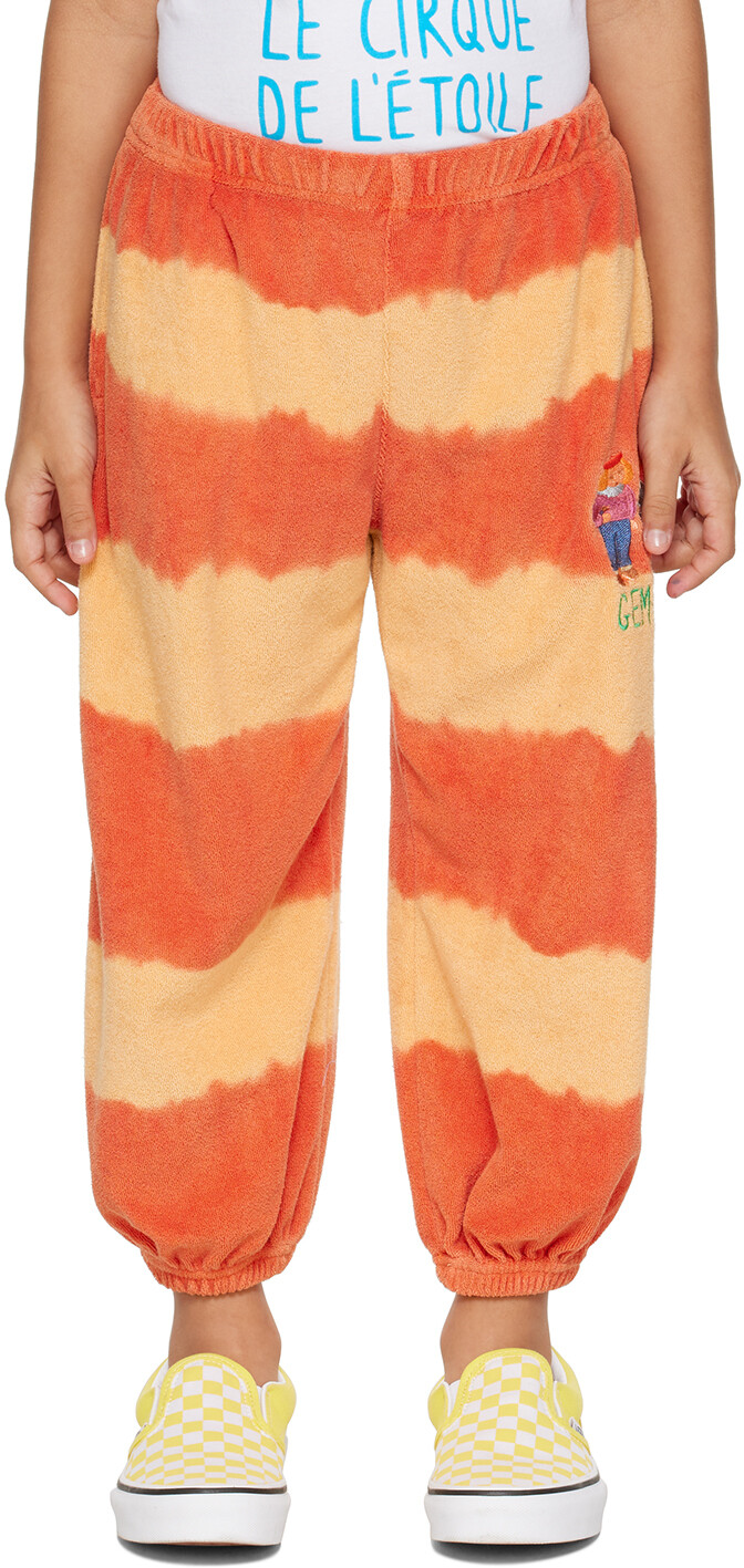

SSENSE Exclusive Kids Orange 'Gemini' Lounge Pants Jellymallow