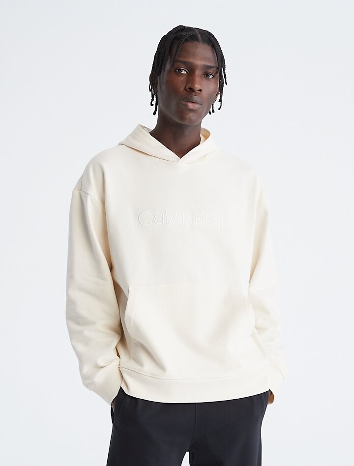 

Толстовка Calvin Klein Relaxed Fit Standard Logo, кремовый