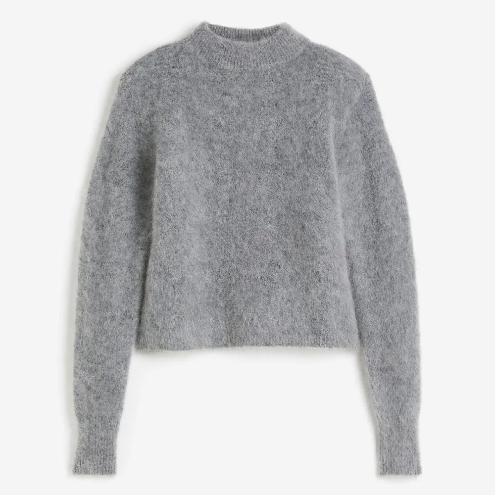 

Свитер H&M Mohair-blend, светло-серый