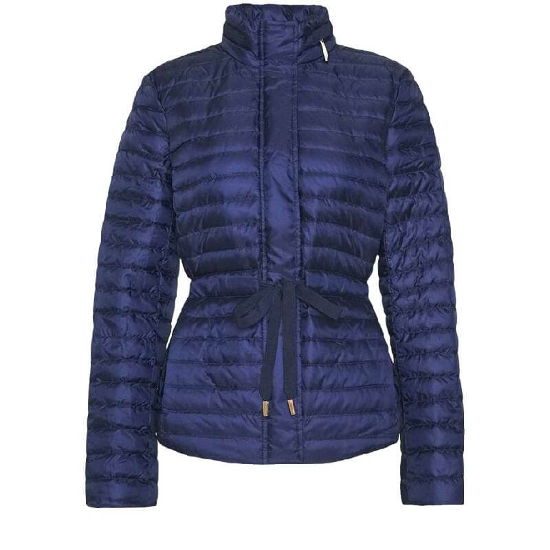 

Пуховик Michael Kors Belted, темно-синий