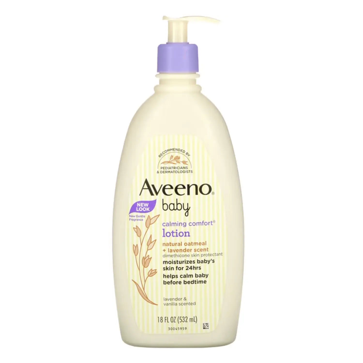 

Детский успокаивающий лосьон Aveeno лаванда и ваниль, 532 мл