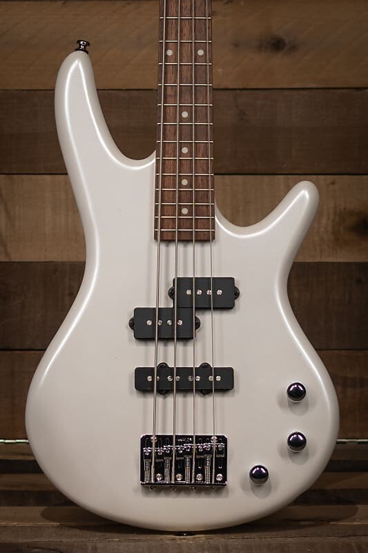 

Ibanez GSRM20 Mikro 4-струнный бас, жемчужно-белый GSRM20PW