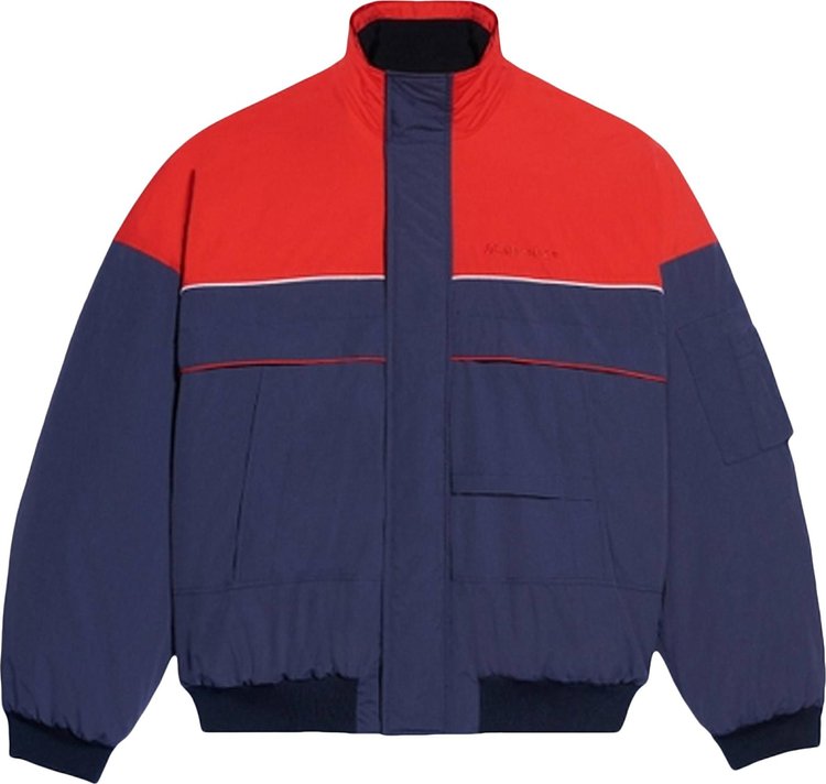 Бомбер Balenciaga Ski Bomber 'Dark Navy/Red', синий - фото