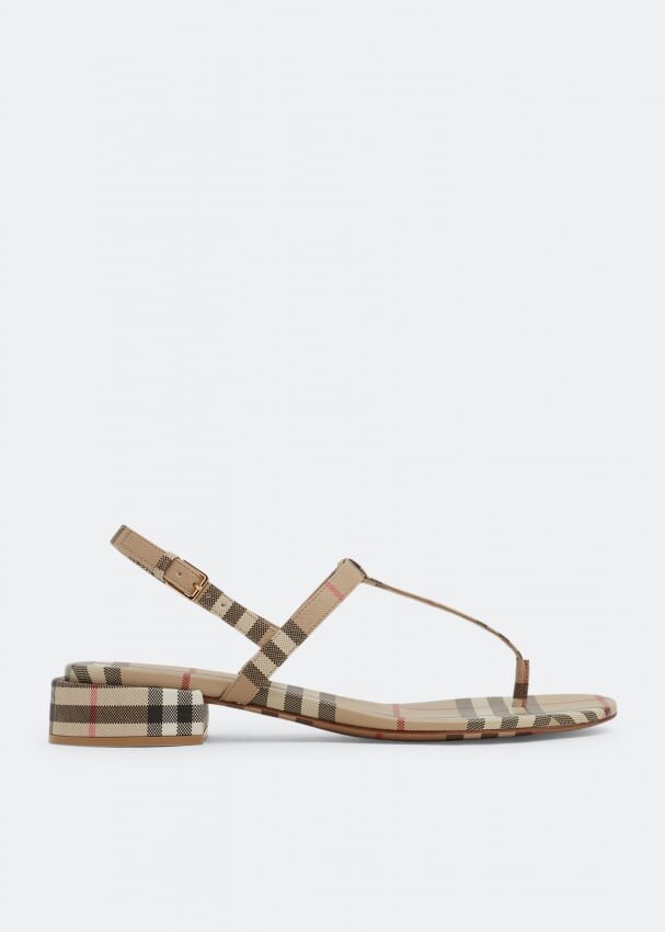 

Сандалии BURBERRY Vintage check sandals, бежевый