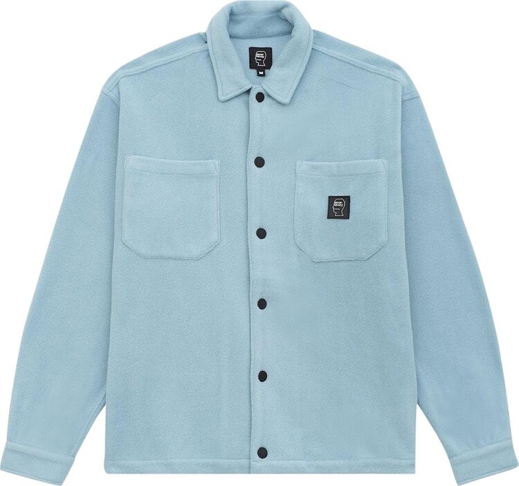 

Рубашка Brain Dead Polar Fleece Climber Shirt 'Light Blue', синий