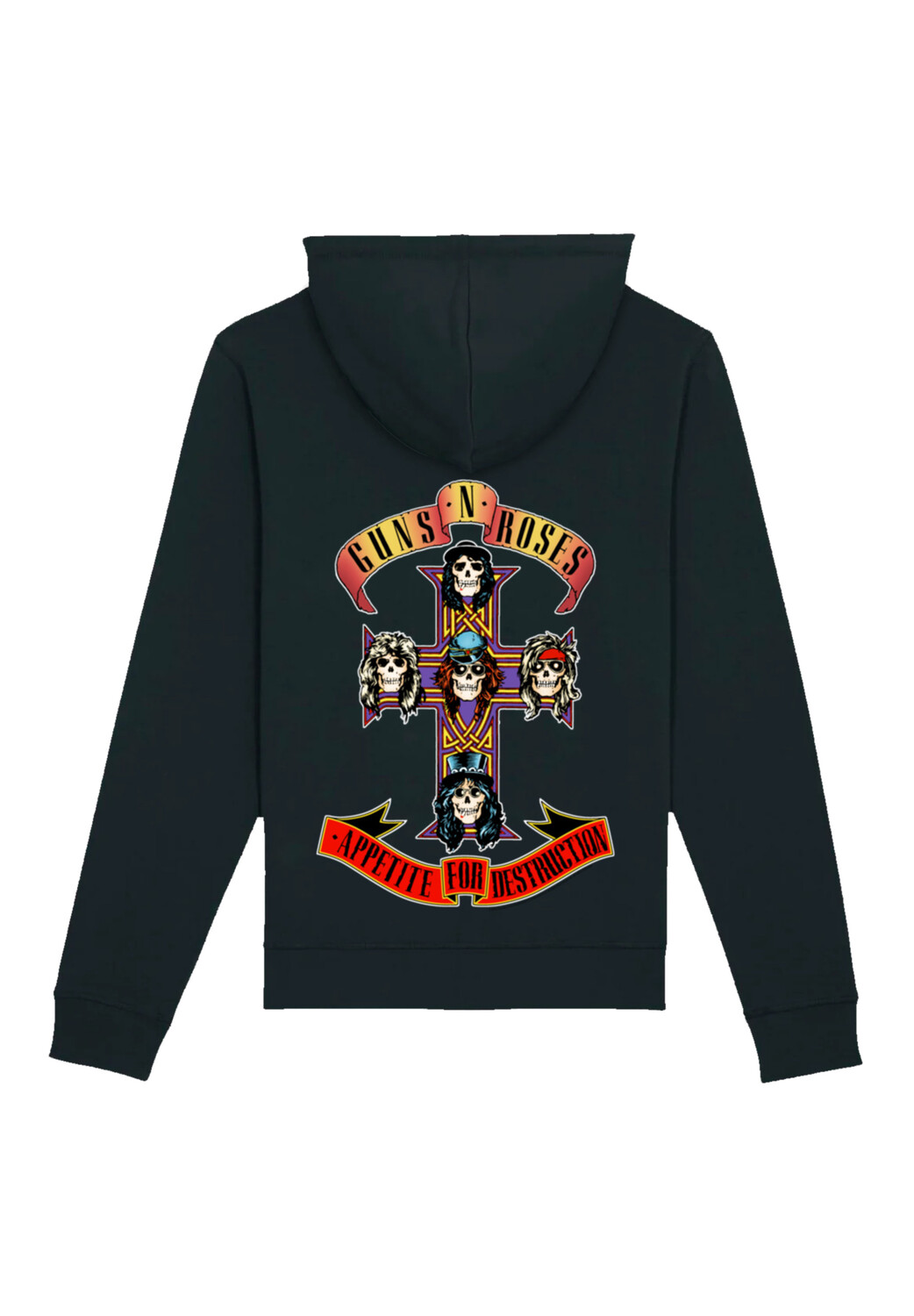 

Свитер F4NT4STIC Hoodie Guns 'n' Roses Appetite For Destruction, черный