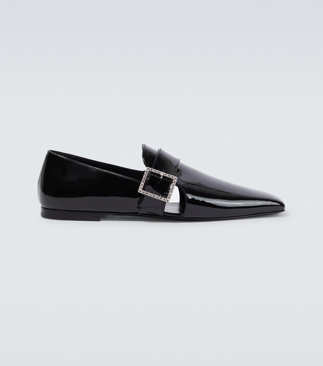 

Лоферы Tristan из лакированной кожи Saint Laurent, черный