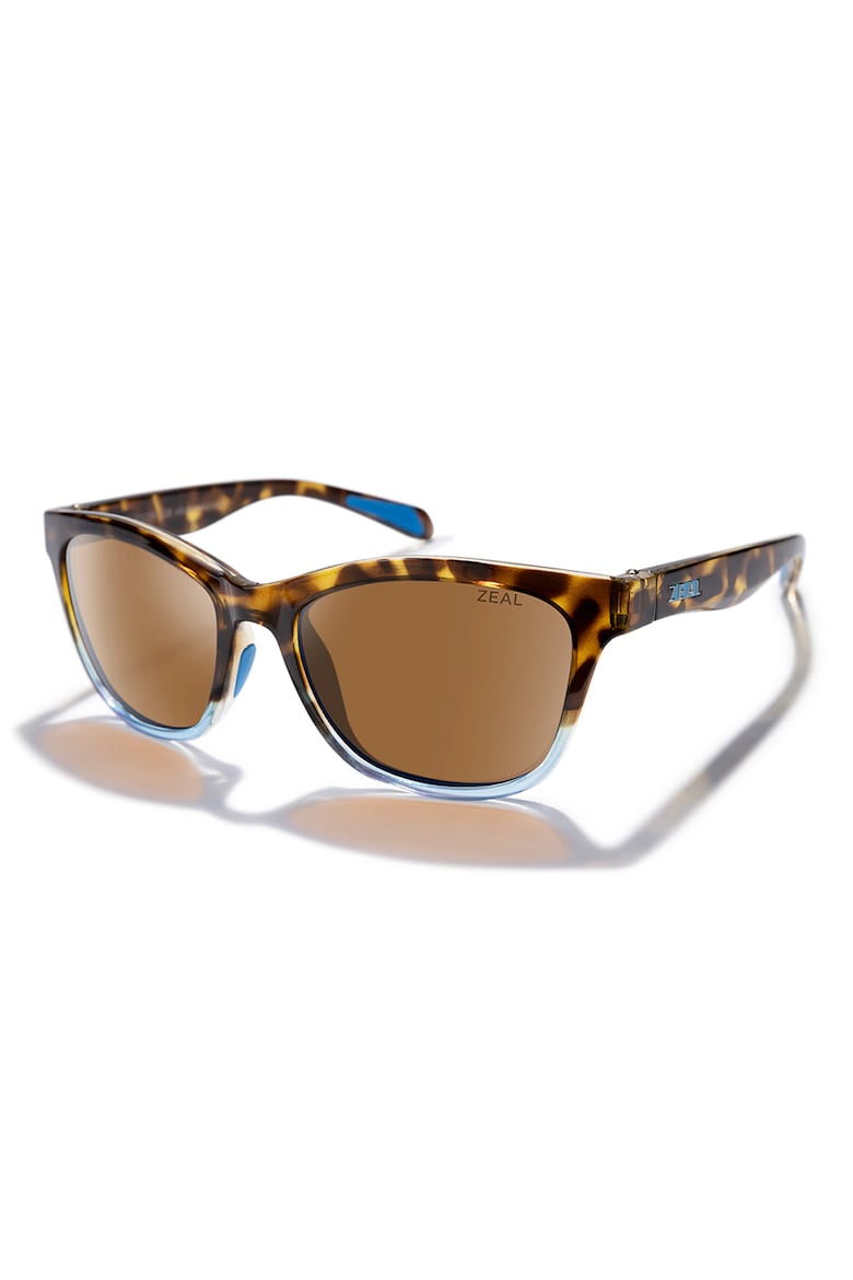 цена Солнцезащитные очки с квадратной поляризацией Zeal, коричневый