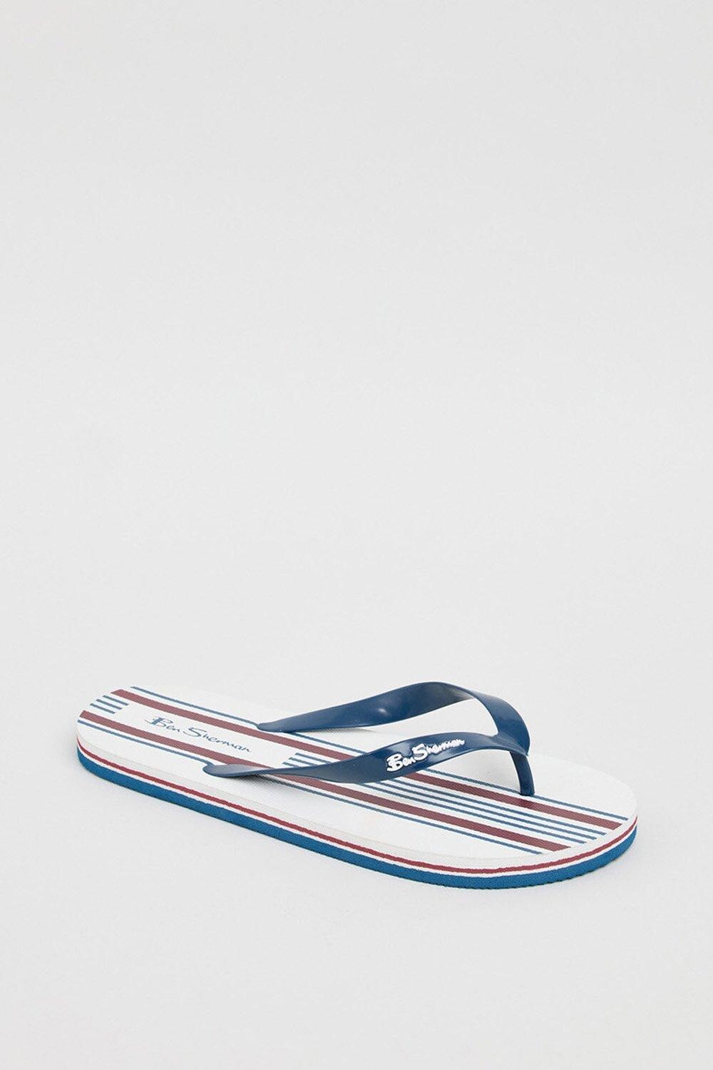 

Вьетнамки со стелькой Pier Stripe Debenhams, белый