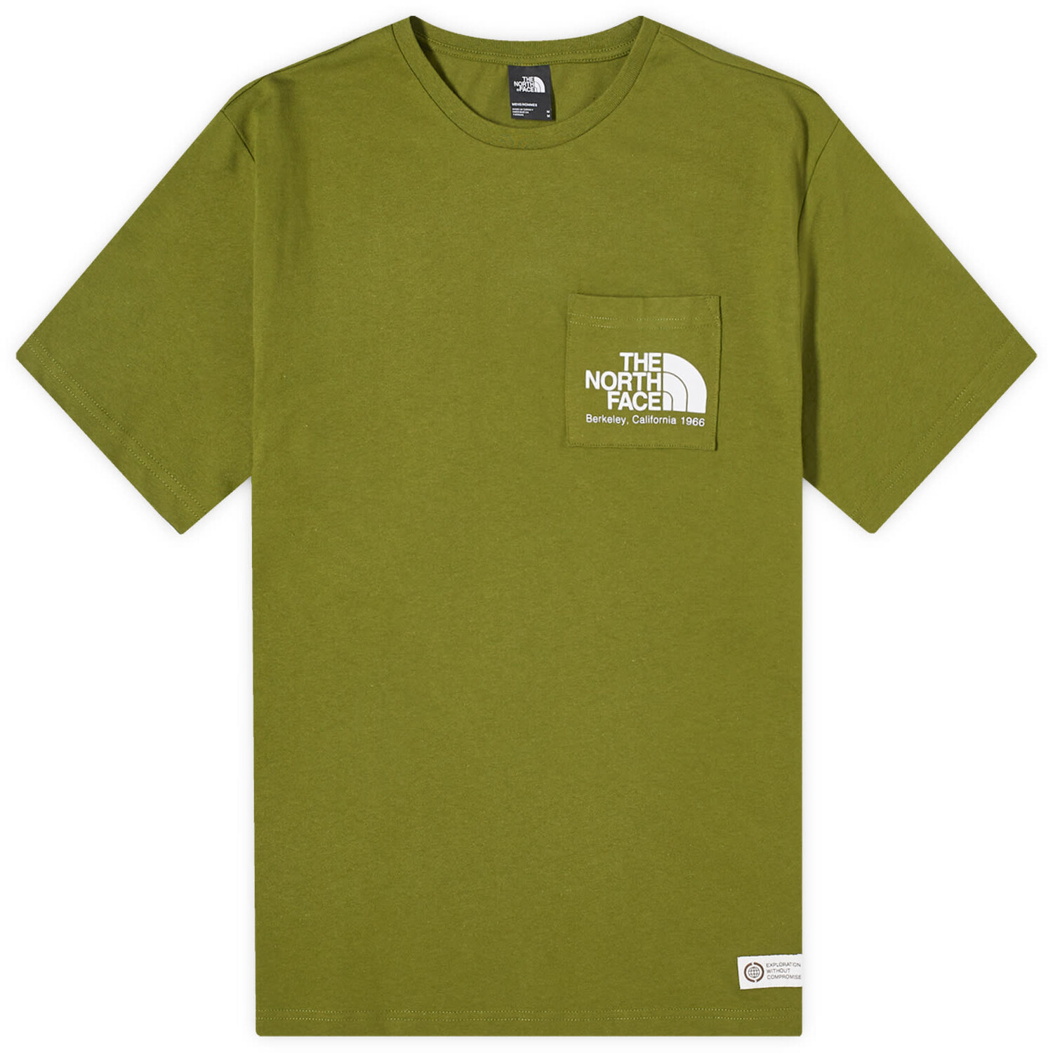 

Футболка The North Face Berkeley California Pocket T-Shirt, цвет Forest Olive