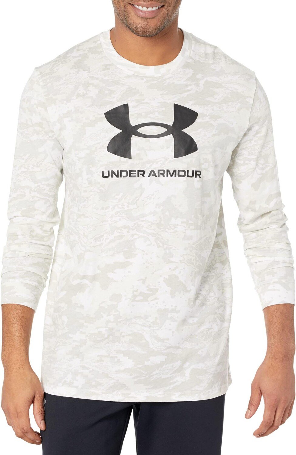 

Камуфляжная футболка с длинным рукавом ABC Under Armour, цвет White/Black