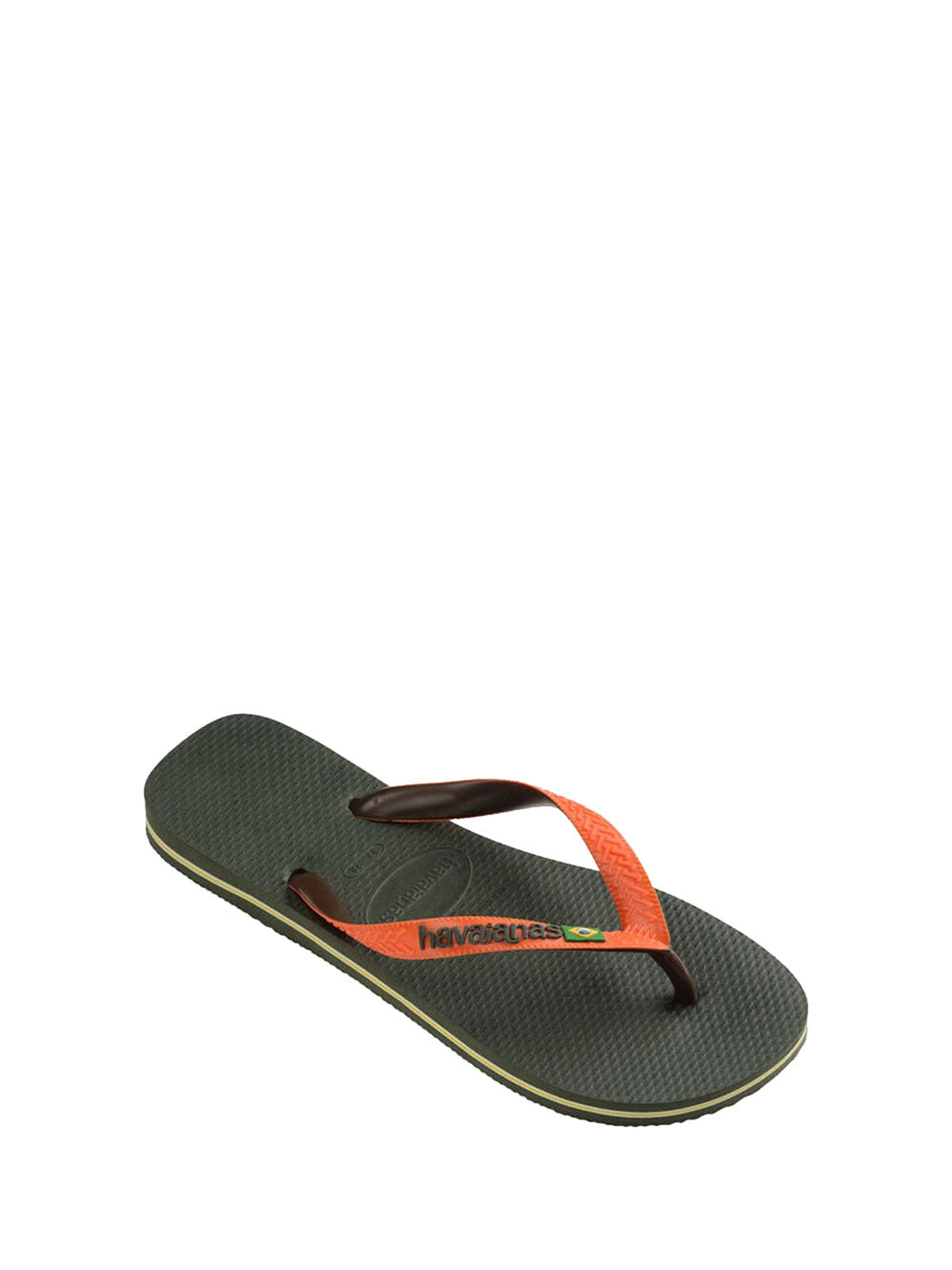 

Зелено-оранжевые мужские тапочки Havaianas