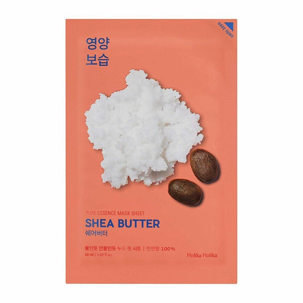 

Маска для лица Mascarilla facial pure essence shea butter Holika holika, 20 мл