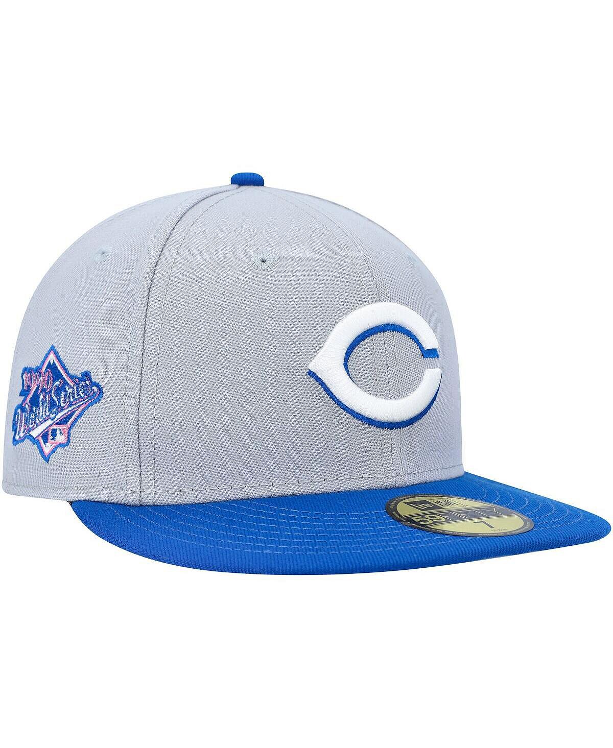 

Мужская серо-синяя приталенная шляпа Cincinnati Reds Dolphin 59FIFTY New Era