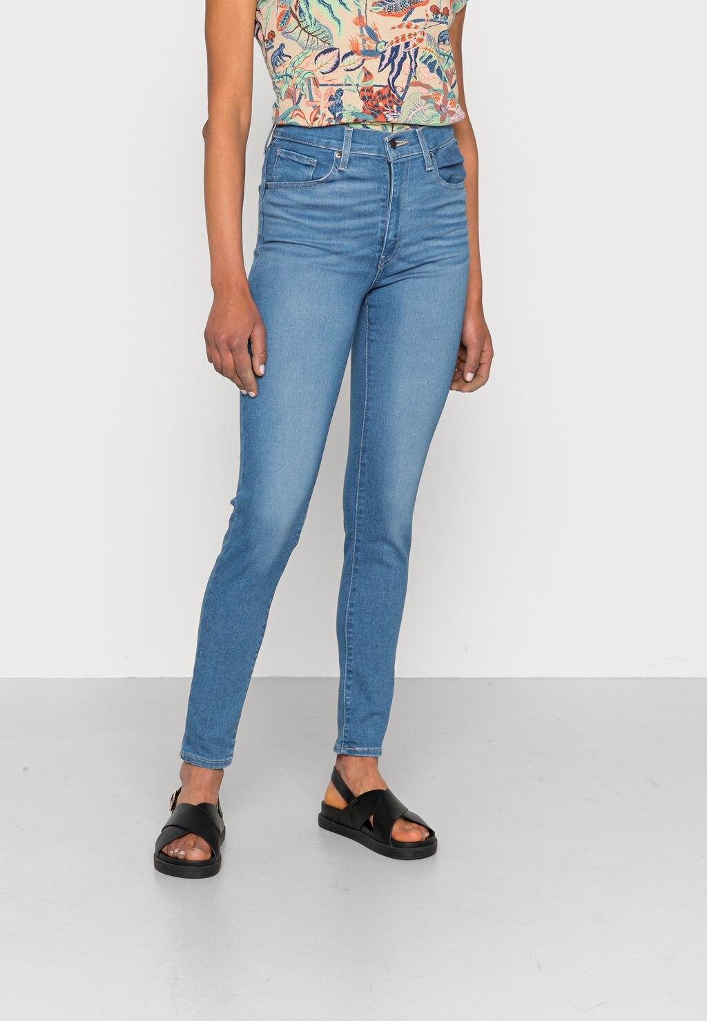 

Джинсы скинни Levi's Mile High Super Skinny, голубой