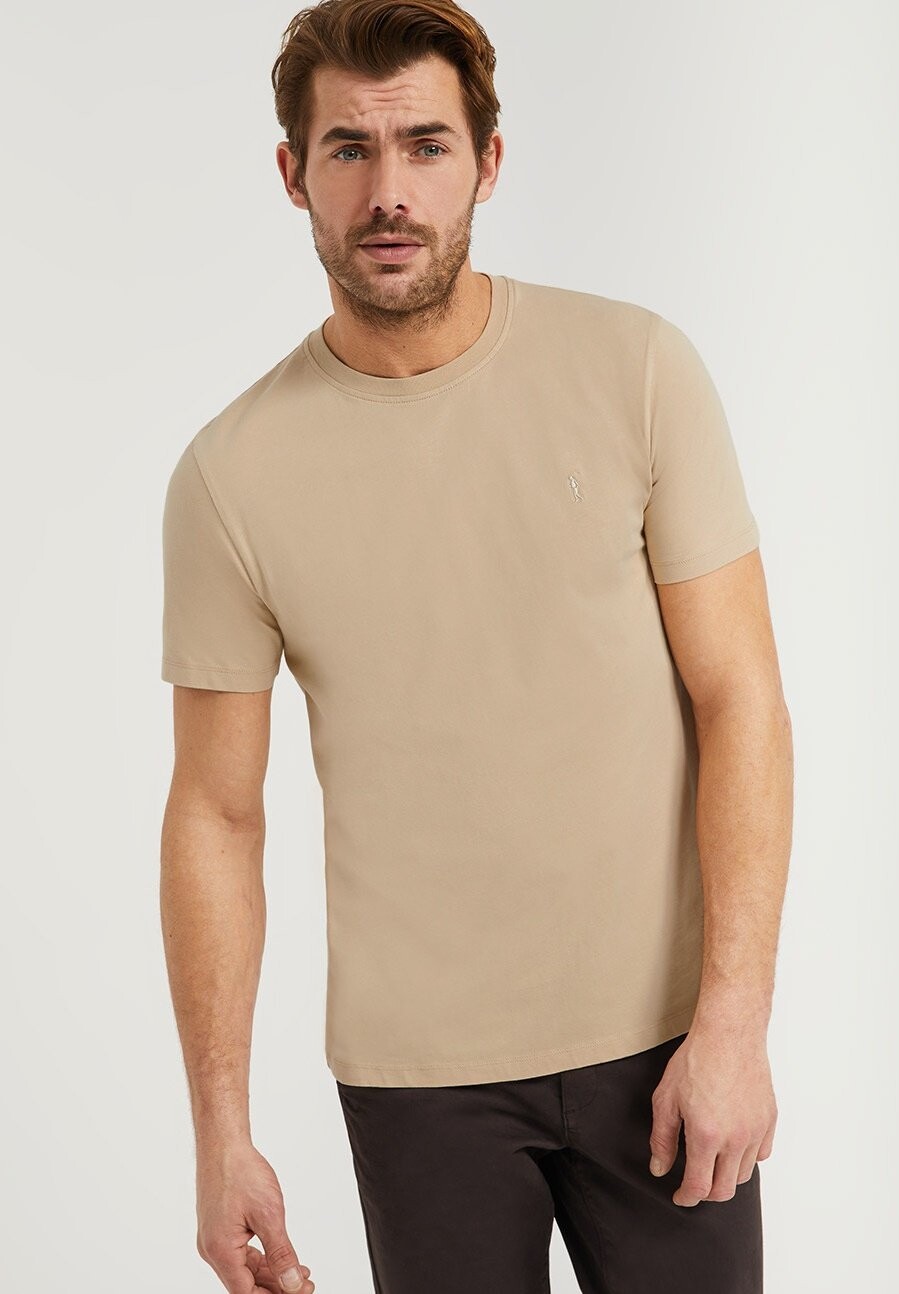 

Базовая футболка Short Sleeve Rigby Go Polo Club, цвет sand