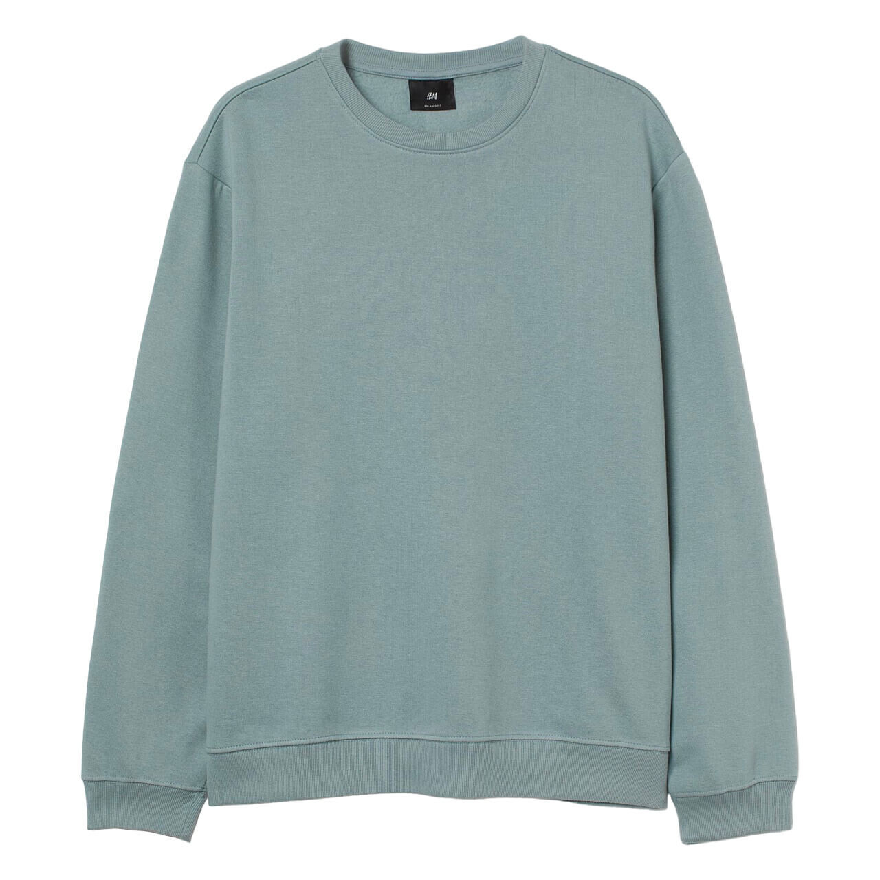 

Свитшот H&M Relaxed Fit, бирюзовый