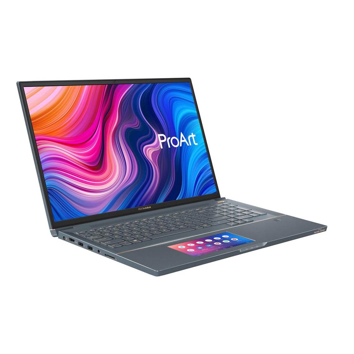 Ноутбук Asus ProArt StudioBook Pro X W730, 17, 64ГБ/4ТБ, E-2276M, RTX 5000, серый, английская раскладка британская английская клавиатура с подсветкой для asus proart studiobook pro w700 g1t g2t w700g3t w700gv синяя клавиатура для ноутбука 0knb0 462auk00