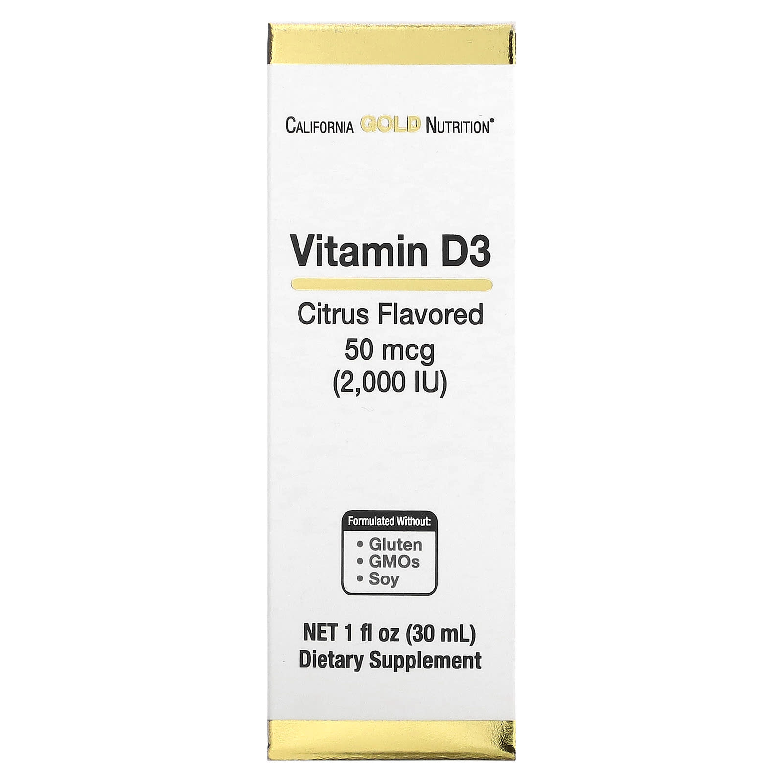 Витамин D3 California Gold Nutrition, цитрус, 30 мл жидкий витамин d3 для детей california gold nutrition 10 мл