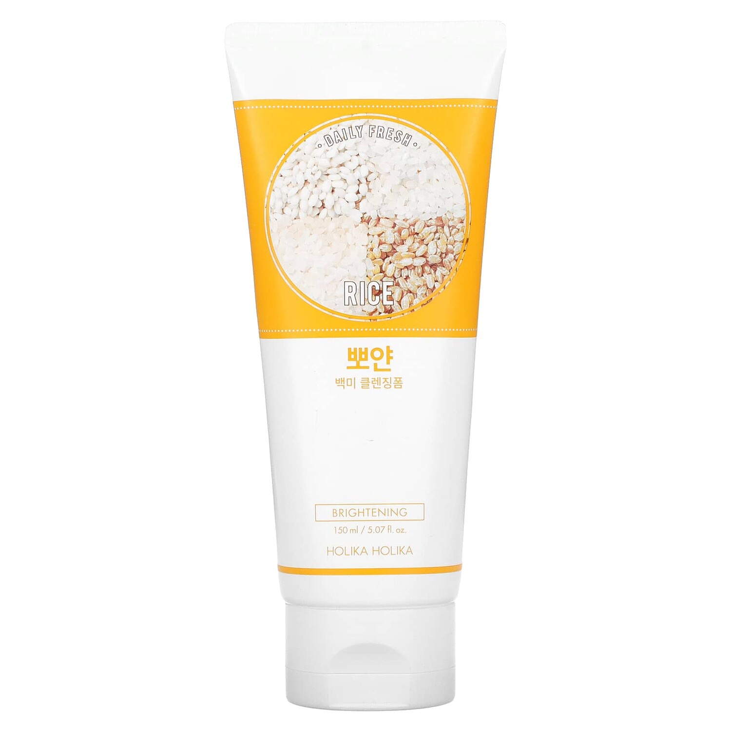 

Очищающая пенка Daily Fresh Rice, 150 мл (5,07 жидк. Унции) Holika Holika