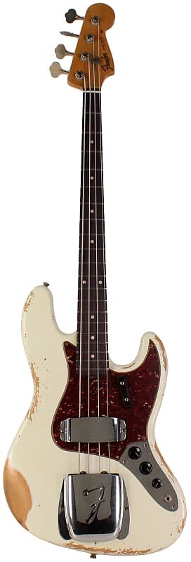 

Fender Custom Shop 1961 Jazz Bass Heavy Relic, Aged Olympic White