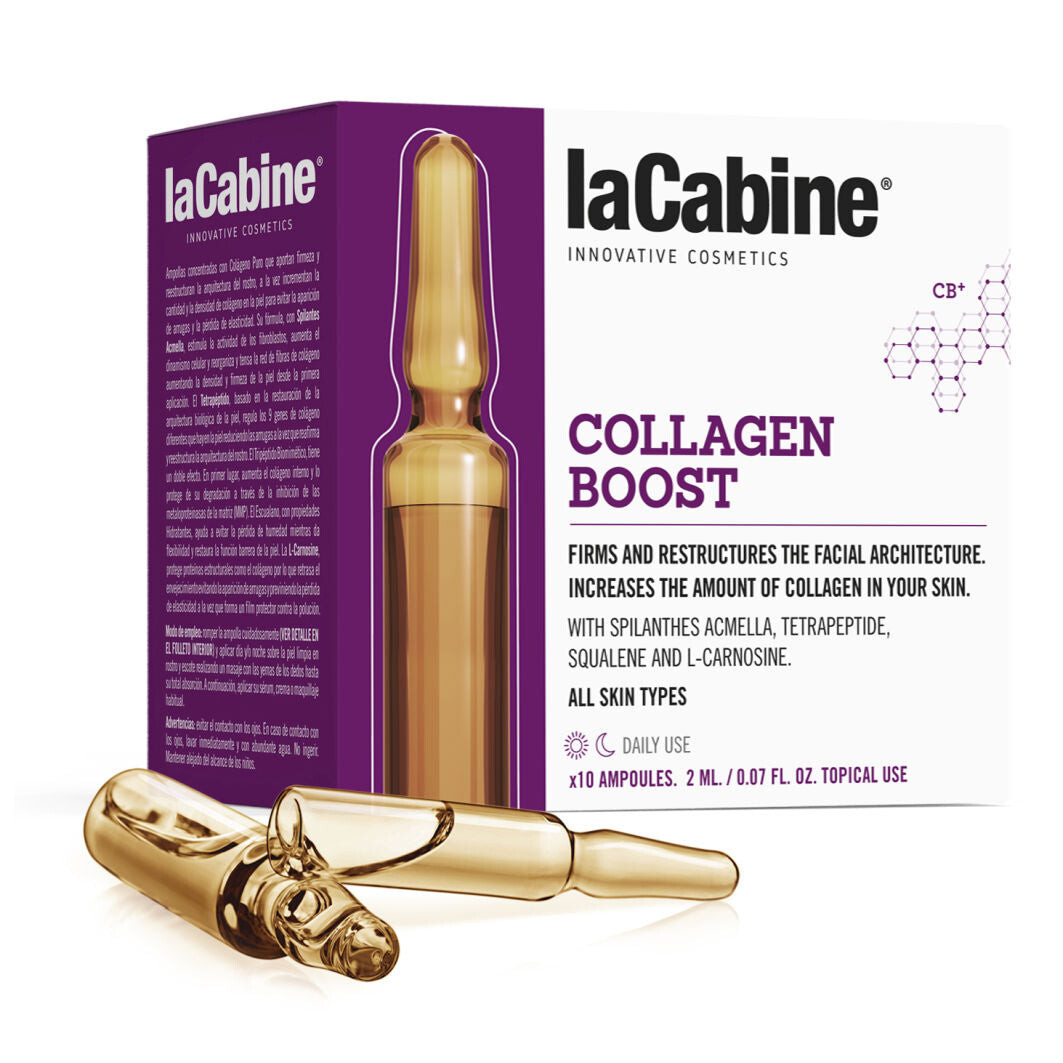 

La Cabine Collagen Boost ампулы для лица, подчеркивающие контур лица 10x2 мл