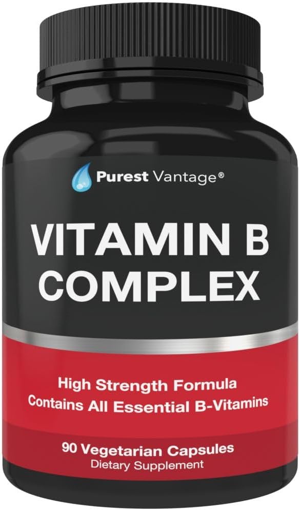 Комплекс витаминов группы B Purest Vantage, 90 капсул витамины группы b bronson super b vitamin b complex 100 таблеток