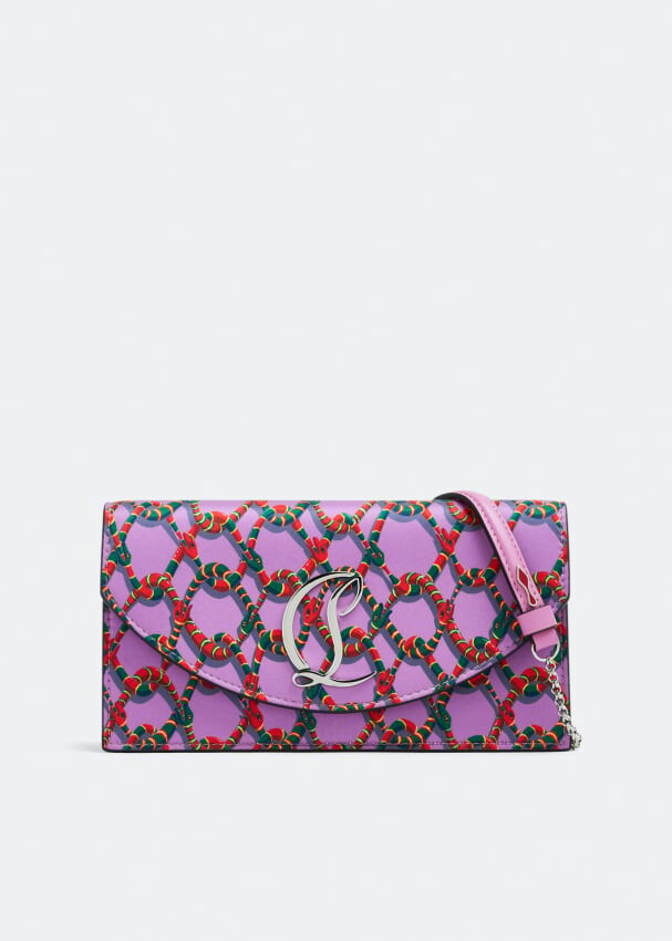 

Клатч CHRISTIAN LOUBOUTIN Loubi54 clutch, розовый