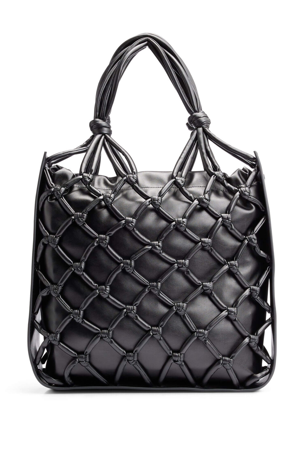 

Сумка-тоут Boss Faux-leather With Knotted Details, черный