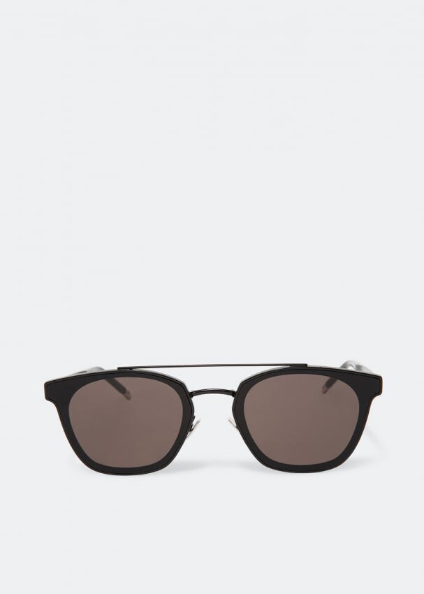 

Солнечные очки SAINT LAURENT SL28 metal sunglasses, черный