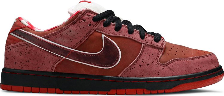 Лимитированные кроссовки Nike Dunk Low Premium SB 'Lobster', красный - фото