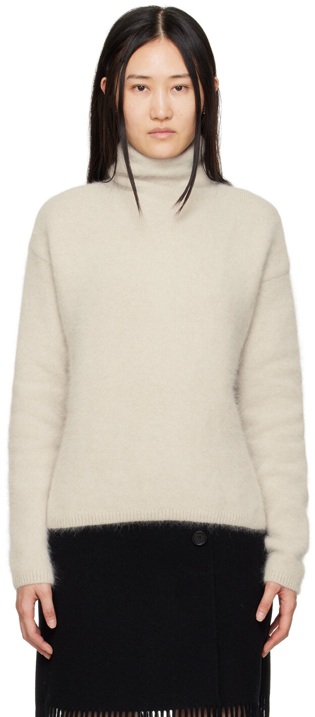 

Водолазка Off-White Canossa S Max Mara, Серый, Водолазка Off-White Canossa S Max Mara