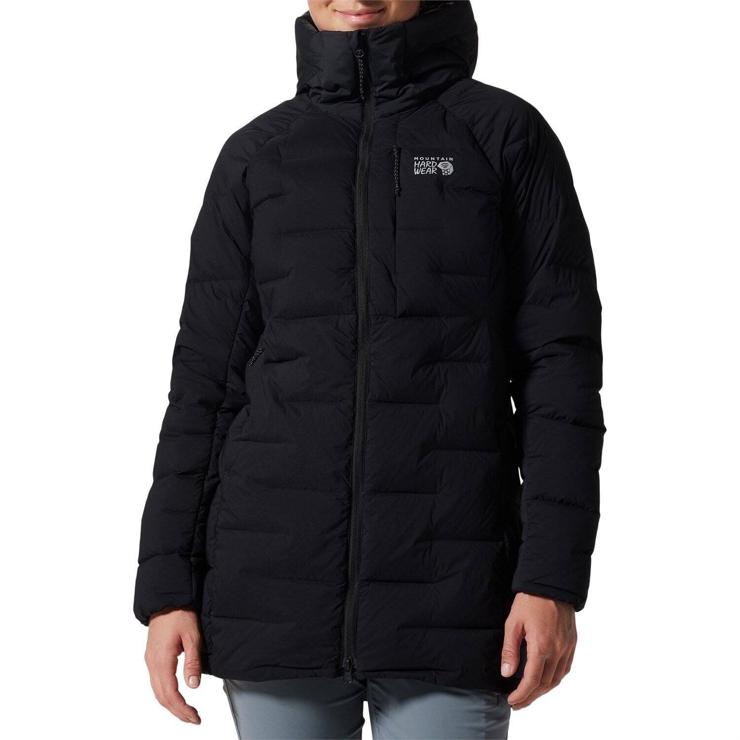 

Куртка Mountain Hardwear Stretchdown Parka, черный