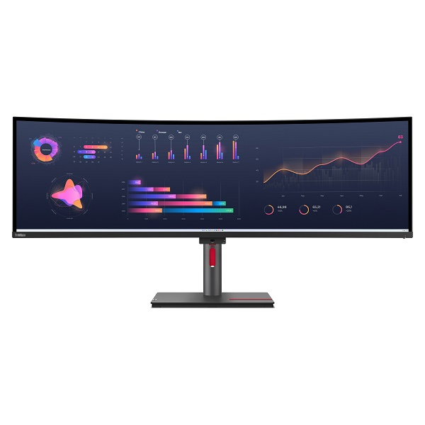 цена Изогнутый монитор Lenovo ThinkVision P49w, 49, 5120 х 1440, 60 Гц, IPS, черный