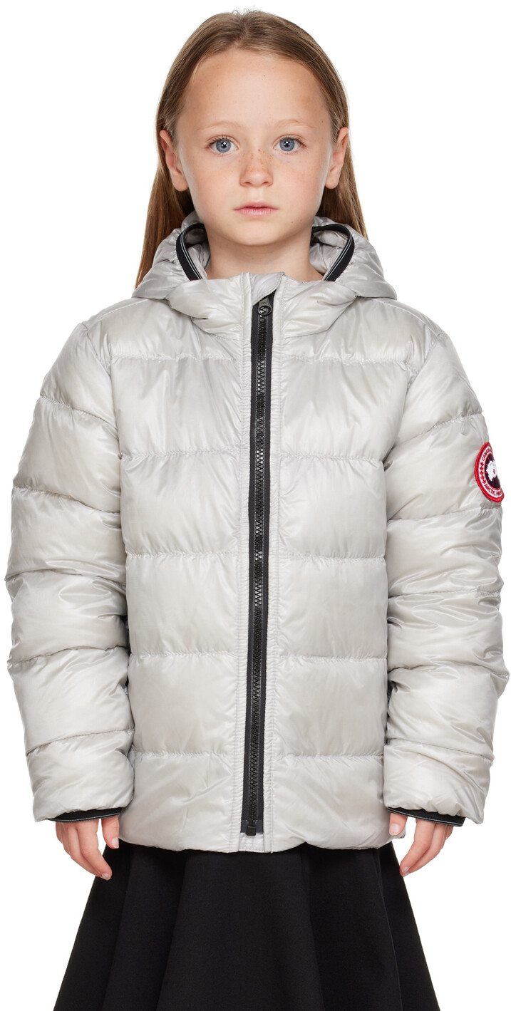 

Детский пуховик с капюшоном Silver Crofton Canada Goose Kids